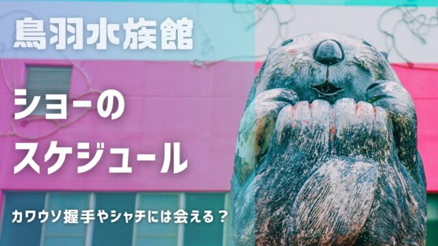 鳥羽水族館でのショー：カワウソやシャチには会える？